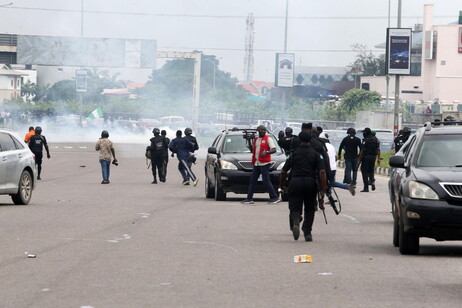 Proteste a Lagos in Nigeria